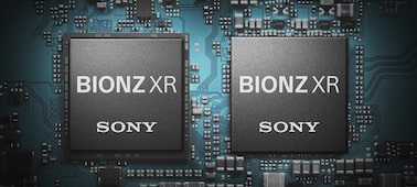 Illustration showing the BIONZ XR image processing engine