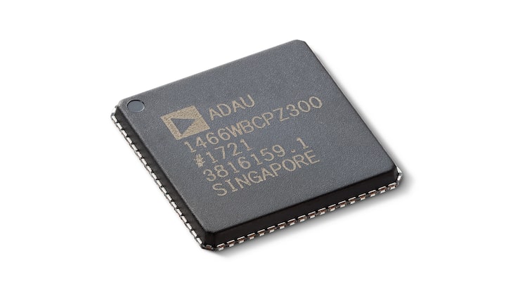 Close up of the DSP chip that features in the 10.1" (25.7cm) Mobile ES™ High-Resolution Digital Media Receiver.
