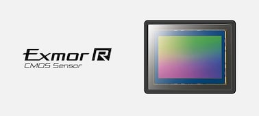 Illustration showing the Exmor R CMOS image sensor