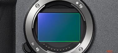 Product image of a close-up of the full-size sensor of the FX2